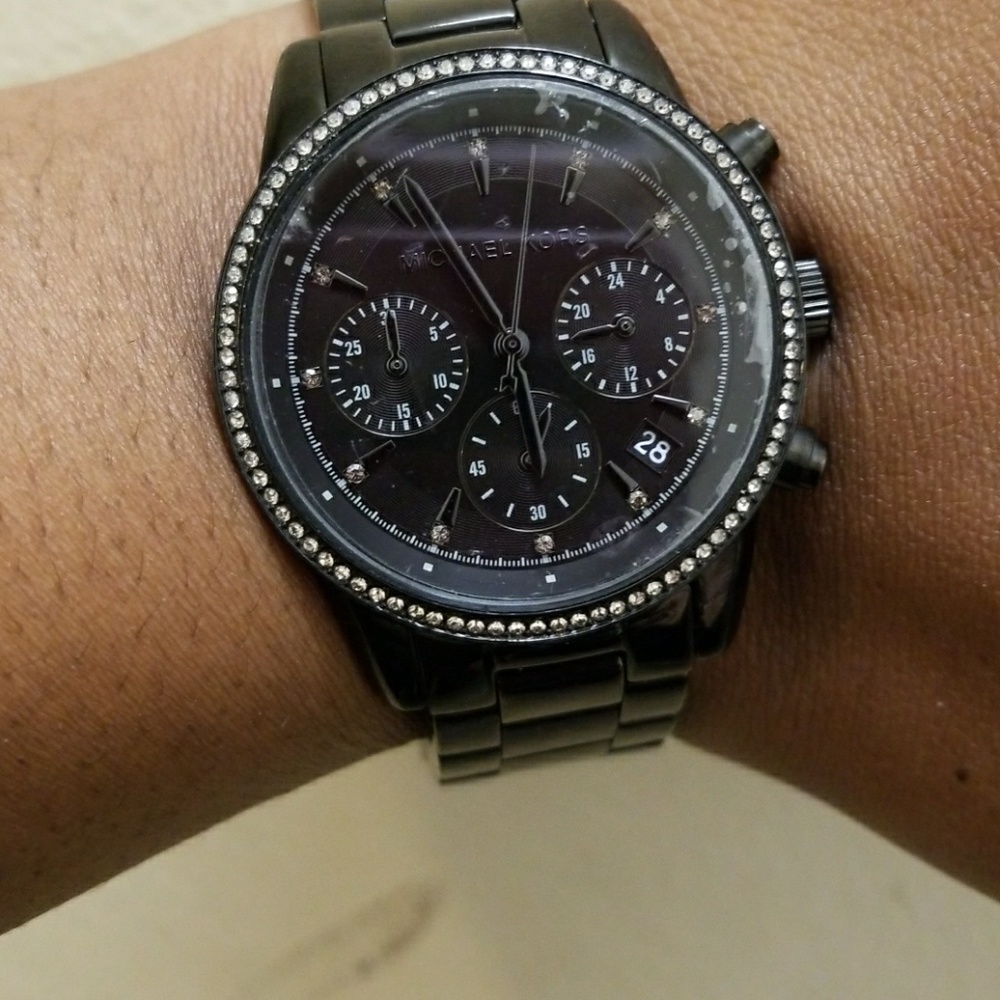 Black Authentic Michael Kors watch